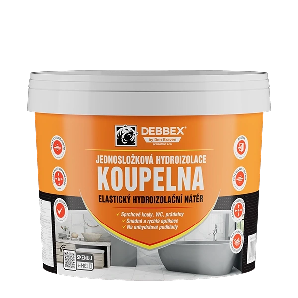Jednozložková hydroizolácia KÚPEĽŇA