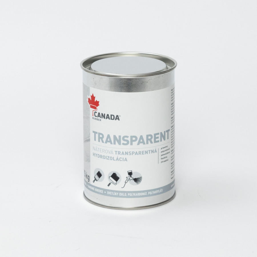 Canada Rubber Transparent - transparentná hydroizolácia 0,75kg