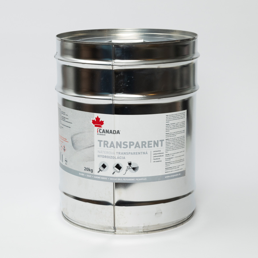 Canada Rubber Transparent - transparentná hydroizolácia 18kg