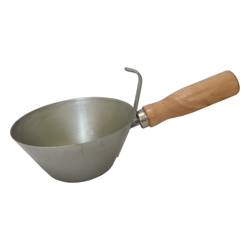 TOPTRADE naberačka s rukoväťou, pozinkovaná, O 150 mm