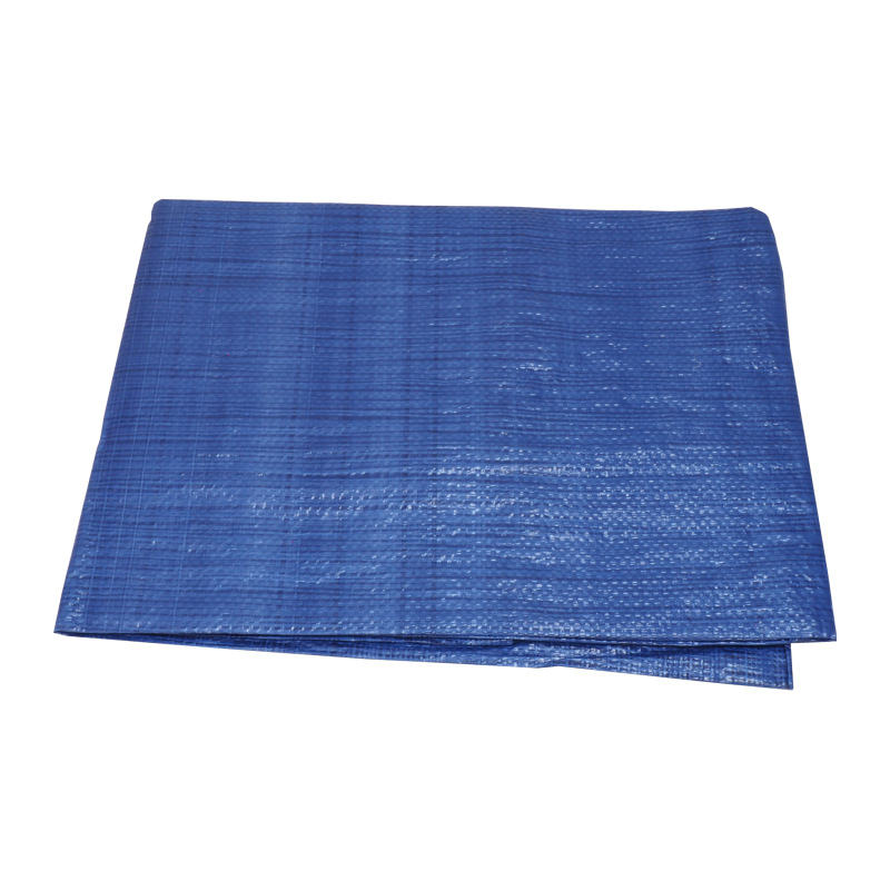 TOPTRADE plachta krycia, modrá, s kovovými okami, 2 x 2 m, štandard