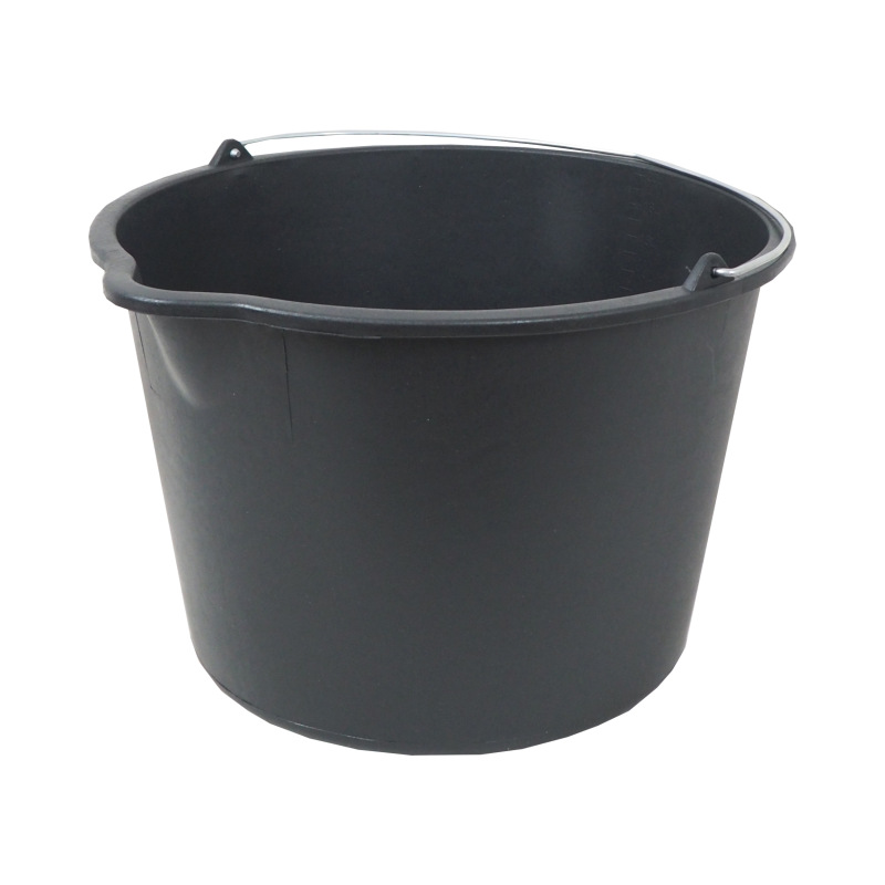 TOPTRADE vedro murárske, plastové, s lievikom, štandard, 20 l