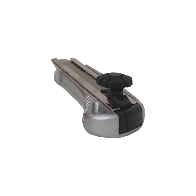 TOPTRADE nôž odlamovací, celokovový, skrutková aretácia, 18 mm, profi 9
