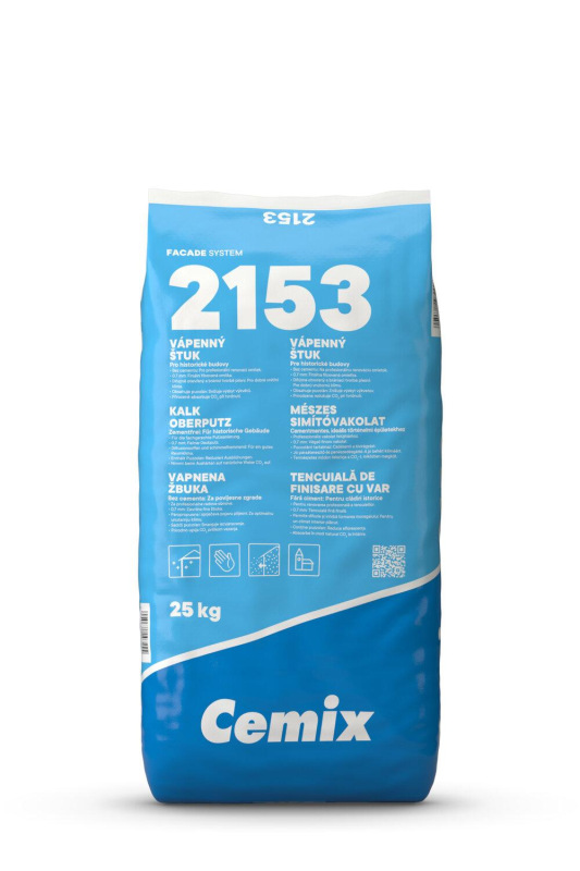 Vápenný štuk 2153 pre historické budovy
