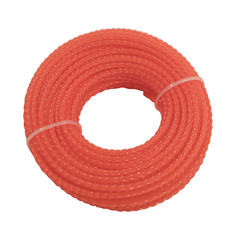 TOPTRADE struna do kosačky, plastová, prierez špirála, 3 mm x 15 m