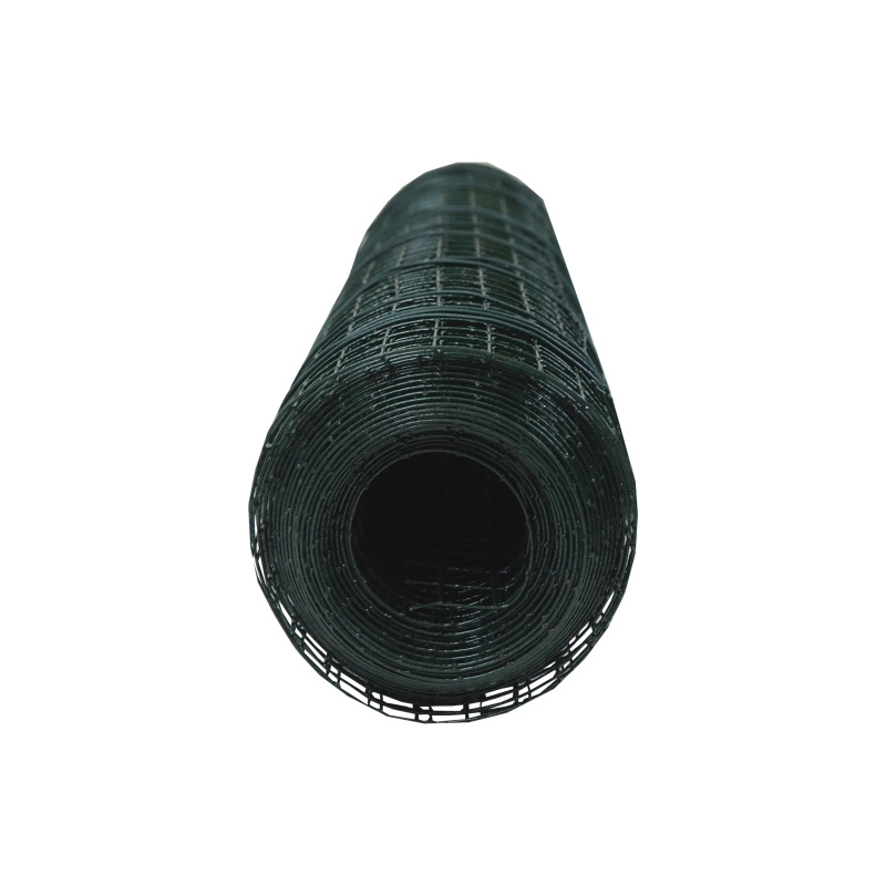 TOPTRADE sieť zváraná, poplastovaná, zelená, 10/0,8 mm, 1000 mm x 25 m 2