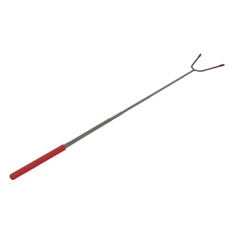 TOPTRADE vidlica opekacia, teleskopická, nerezová, plastová rukoväť, 25 – 86 cm 5