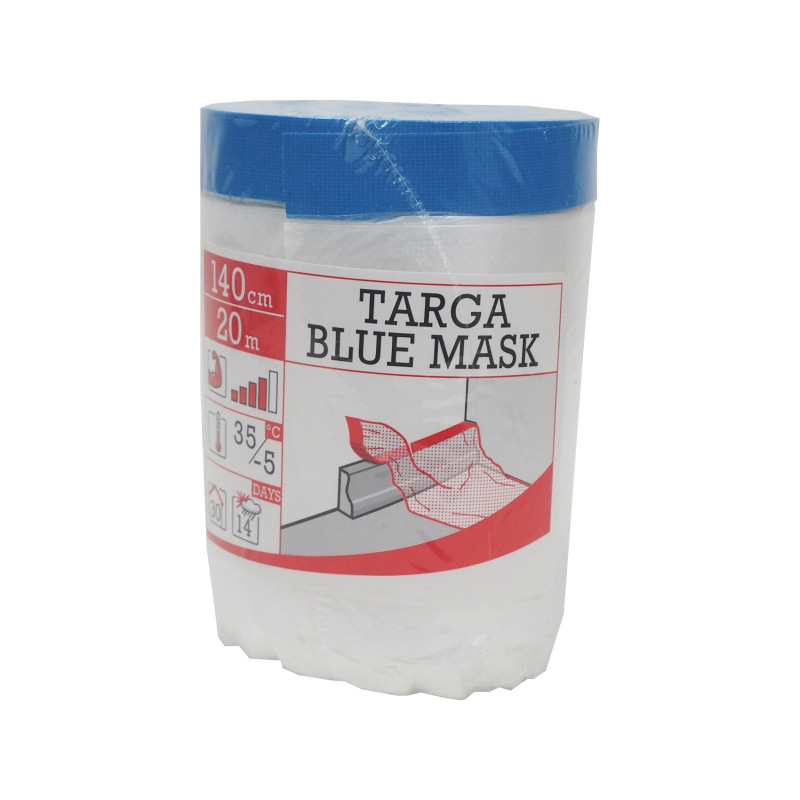 páska lepiaca Targa blue mask, so zakrývacou fóliou, 140 cm x 20 m 1