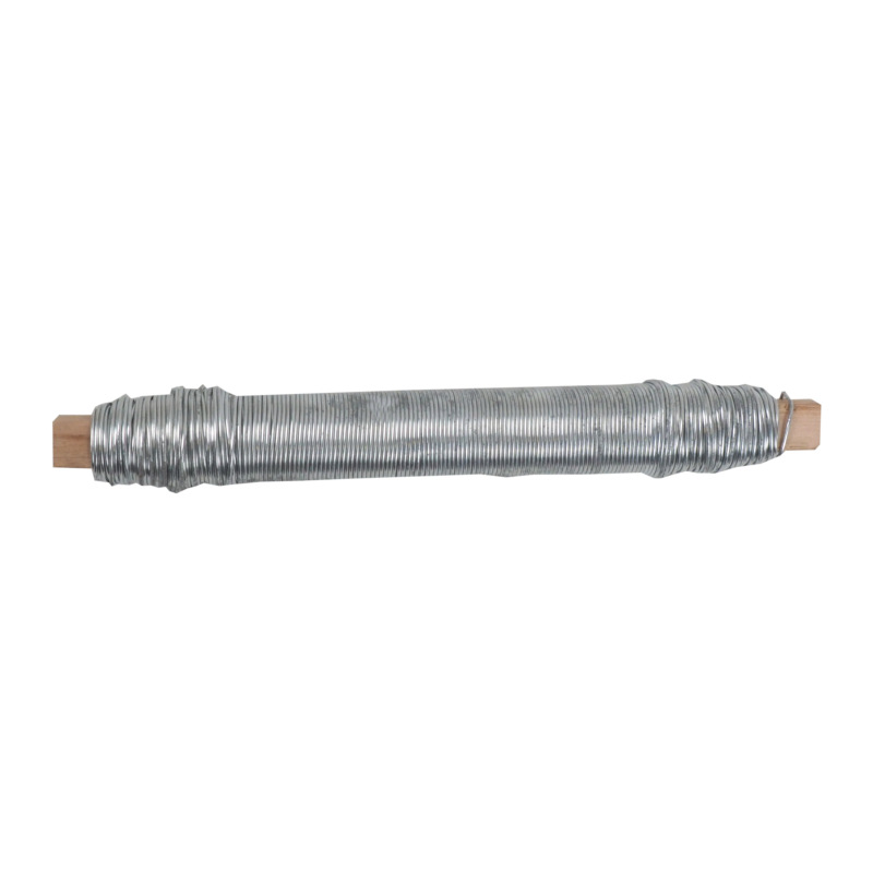 TOPTRADE drôt viazací, pozinkovaný, O 0,65 mm / 100 g, súprava 2 ks - BAZAR 2