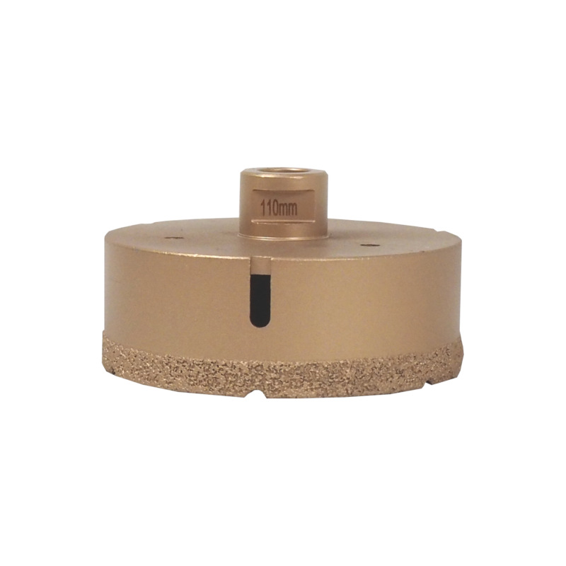 TOPTRADE korunka vykružovacia, diamantová, M14, O 110 mm