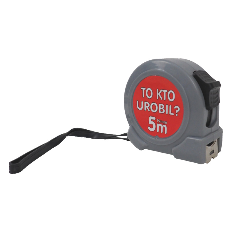 TOPTRADE meter zvinovací,„TO KTO UROBIL...“, jednobrzdový, 19 mm x 5 m 7