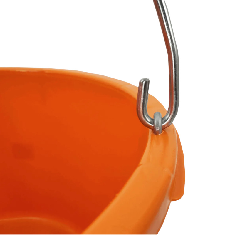 TOPTRADE nádoba plastová, extra pevná, oranžová, 40 l, s certifikáciou TÜV/GS 3