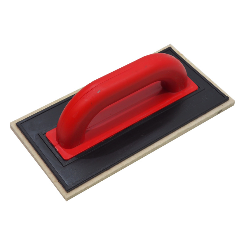 TOPTRADE hladítko ABS, plsť biela, 220 x 135 x 8 mm