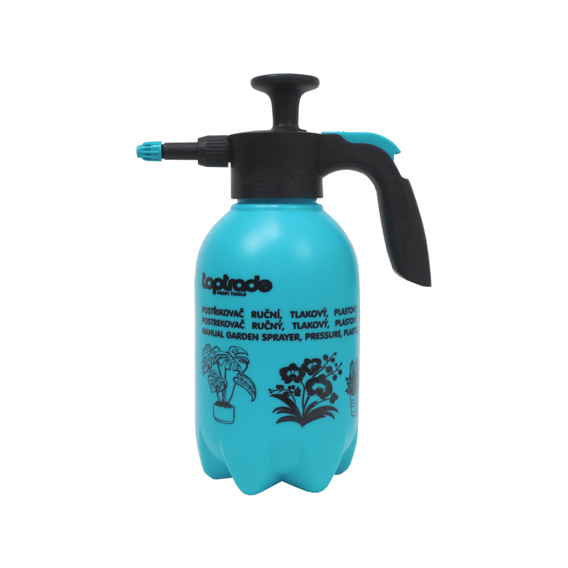 TOPTRADE postrekovač plastový, ručný, tlakový, profi, 2,0 l