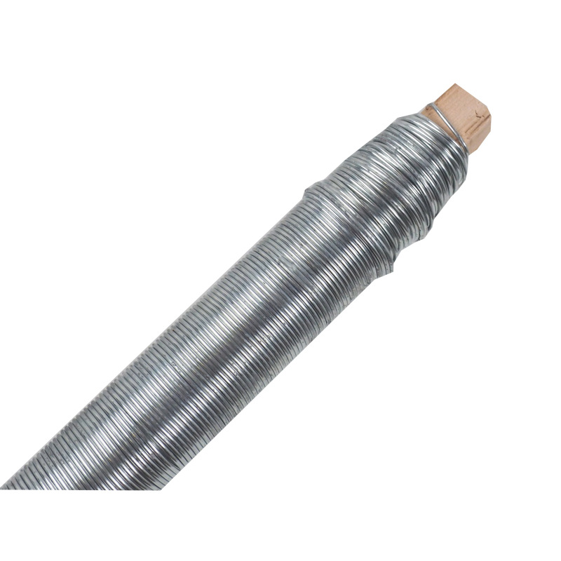 TOPTRADE drôt viazací, pozinkovaný, O 0,65 mm / 100 g, súprava 2 ks - BAZAR 3