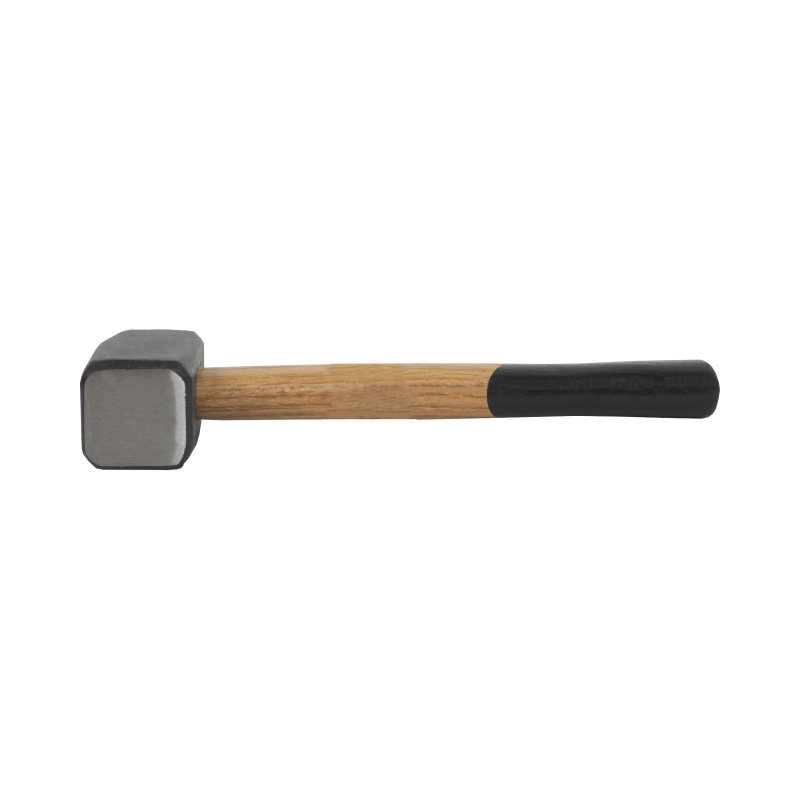 TOPTRADE palica obojstranná, s drevenou násadou,2000 g 1