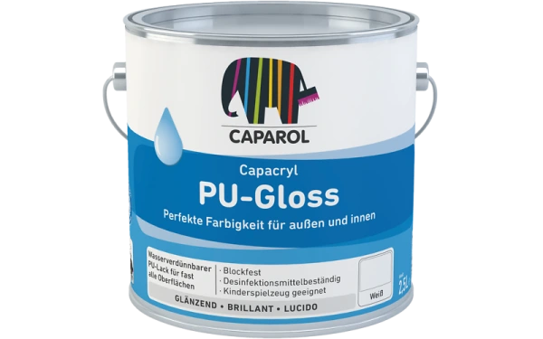 Capacryl PU-Gloss Vysoko kvalitný biely polyuretán – akrylový email, odolný poškrabaniu
