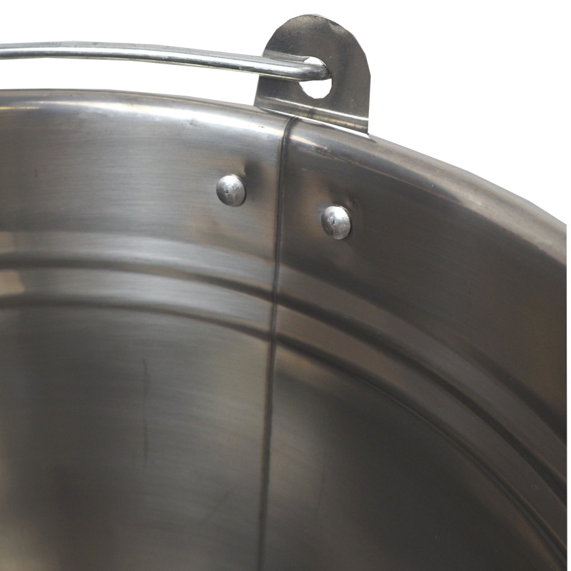 TOPTRADE vedro nerezové, 10 l 7