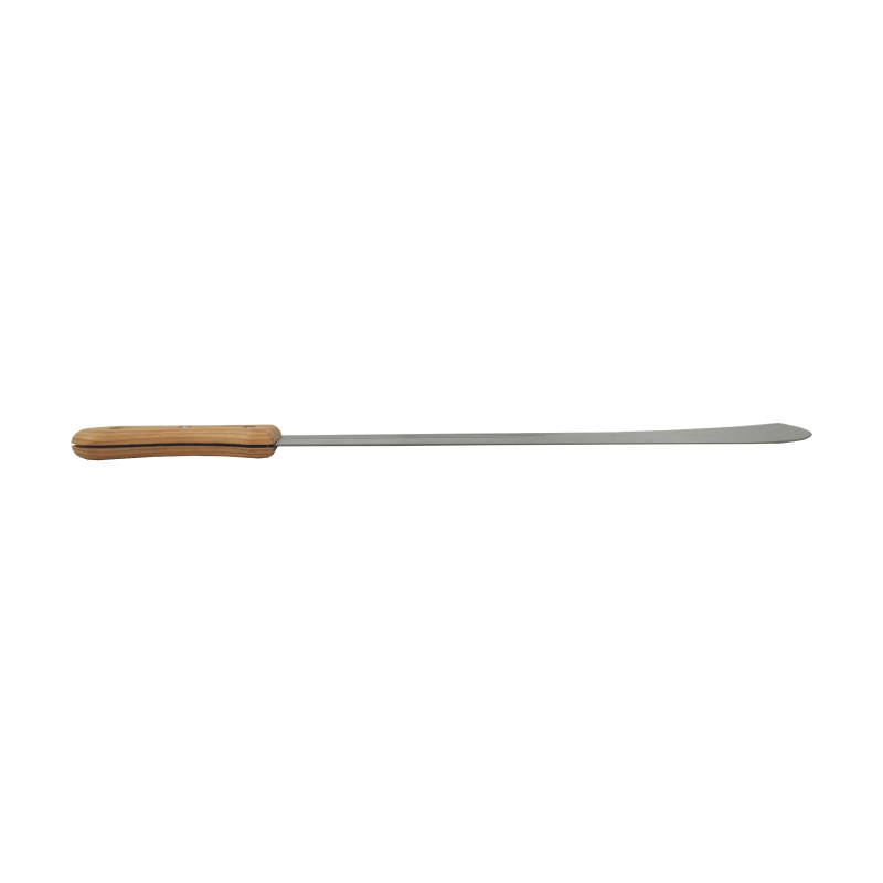 TOPTRADE mačeta oceľová, s drevenou rukoväťou, 18 "čepeľ, 600 mm 3