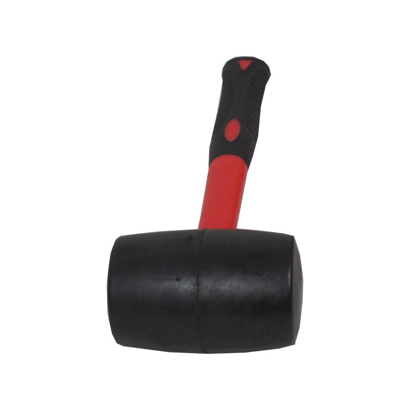 TOPTRADE kladivo gumené, čierne, sa sklolaminátovou násadou, O 70 mm / 900 g, profi 5