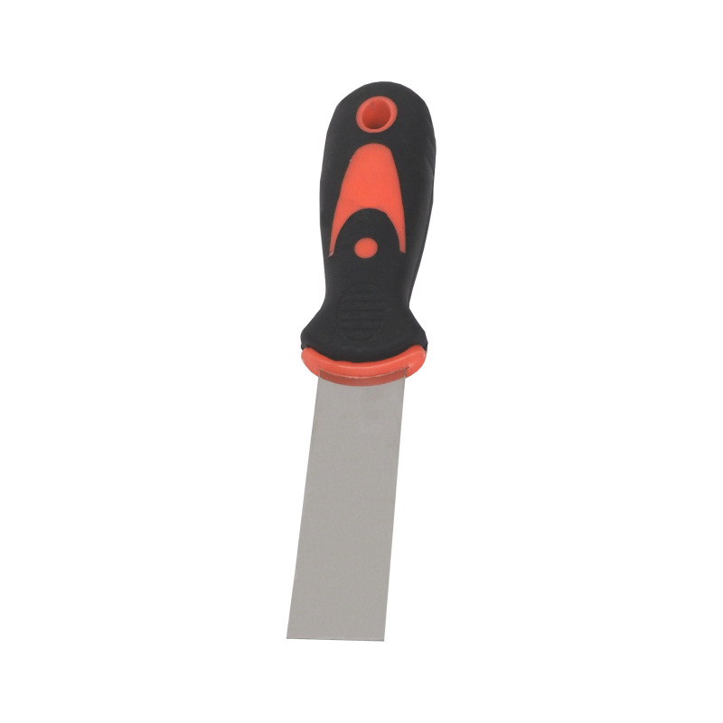 TOPTRADE špachtľa nerezová, s gumenou, ergonomickou rukoväťou, 30 mm, profi 5