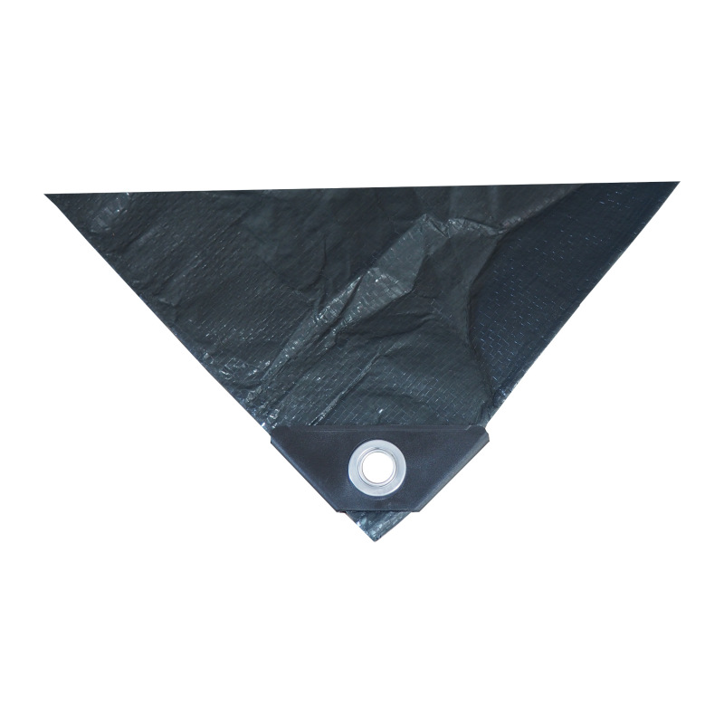 TOPTRADE plachta krycia, antracit, s kovovými okami, 3 x 5 m, 100 g / m2 1