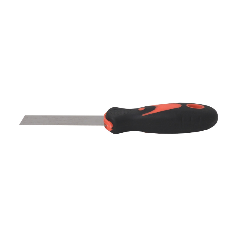 TOPTRADE špachtľa nerezová, s gumenou, ergonomickou rukoväťou, 30 mm, profi 3