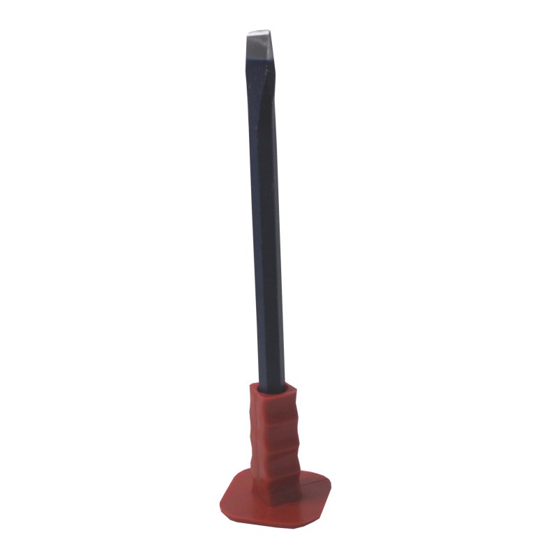 TOPTRADE sekáč zámočnícky, plochý, s gumovou rukoväťou, 300 mm 3