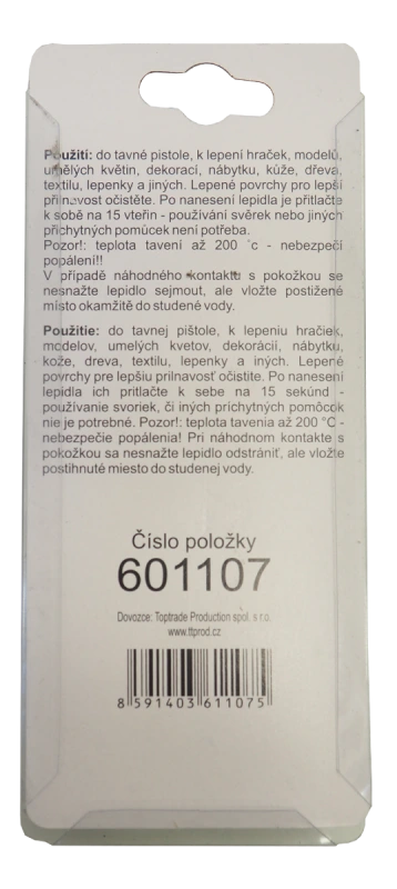 lepidlo tavné, 4 farby s trblietkami - červená, žltá, modrá, zelená 7,5 x 100mm, 20 ks 2