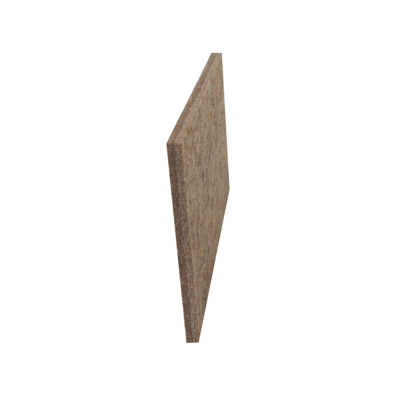 TOPTRADE povrch náhradný, plsť hnedá, 250 x 130 x 10 mm, profi 2