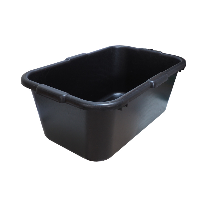 TOPTRADE nádoba stavebná, obdĺžniková, plastová, extra pevná, 90 l