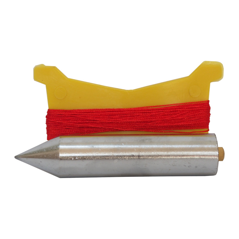 TOPTRADE olovnica pozinkovaná, s povrázkom, sada, 100 g / 15 m
