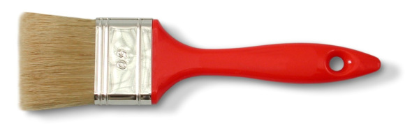 štetec natieračský, stredný, s plasovou rukoväťou, šírka 1"/30mm, štandard