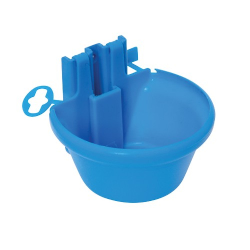 TOPTRADE kŕmidlo plastové, závesné, výsuvné, univerzálne, pre vtáctvo, 0,3 l