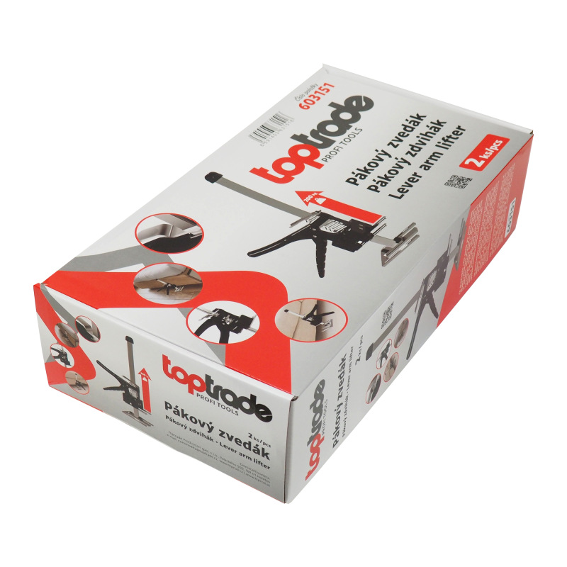TOPTRADE nástroj zdvíhací EASYLIFT, kovový, nosnosť max. 200 kg, súprava 2 ks 2