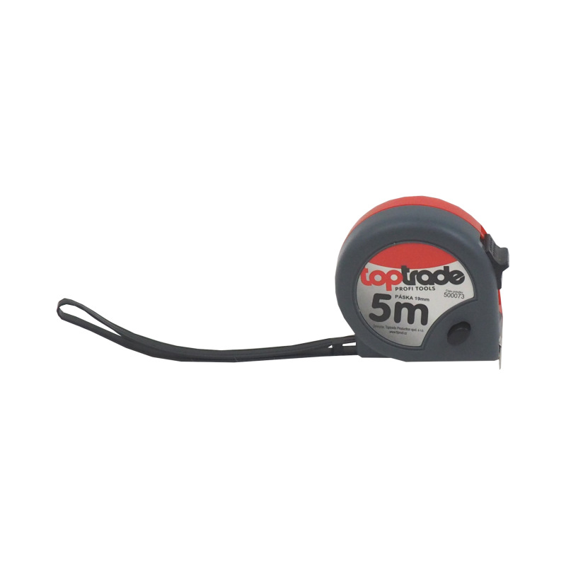 TOPTRADE meter zvinovací, dvojbrzdový, 19 mm x 5 m 5