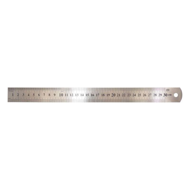 TOPTRADE mierka nerezová, planžetová, 0,7 x 300 mm