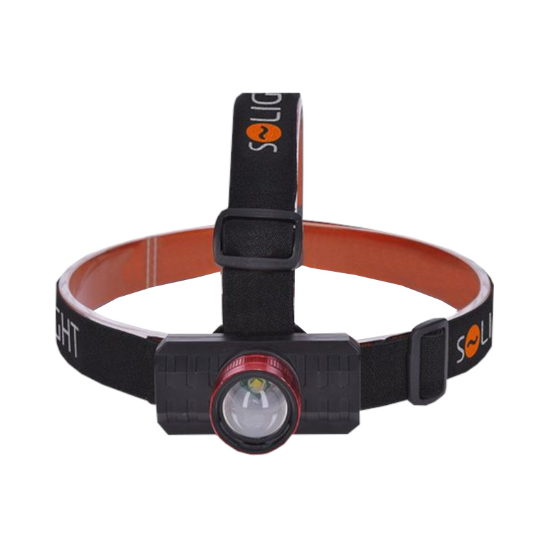 čelovka LED nabíjacia, 3W, 150lm, zoom, Li-Ion