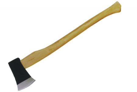 TOPTRADE sekera drevorubačská, s drevenou násadou, 2000 g, profi