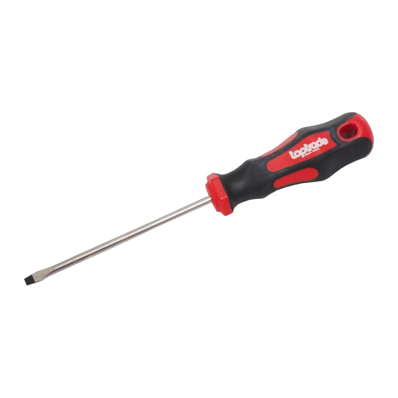 TOPTRADE skrutkovač plochý, magnetický, S2, 8 x 175 mm