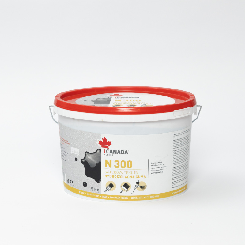 Canada Rubber N300 tekutá guma 5kg čierna