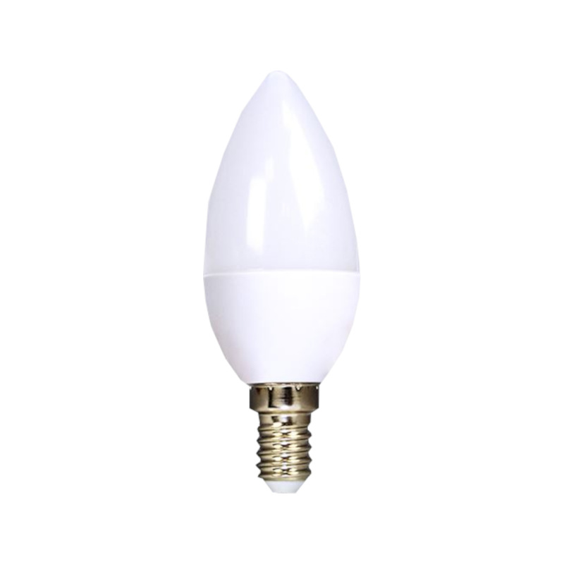 žiarovka LED, sviečka, 6W, E14, 3000K, 510lm
