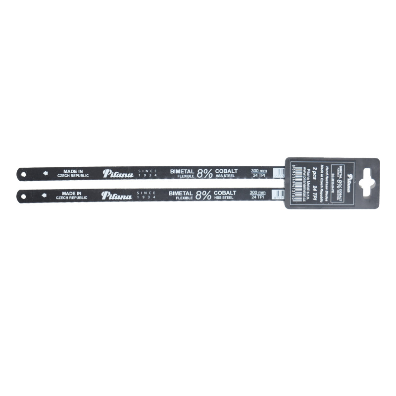 list náhradný, do píly na kov, jednostr., sada 2 ks, Bi-Co 8% HSS, 300x13x0,63mm, 24z 1