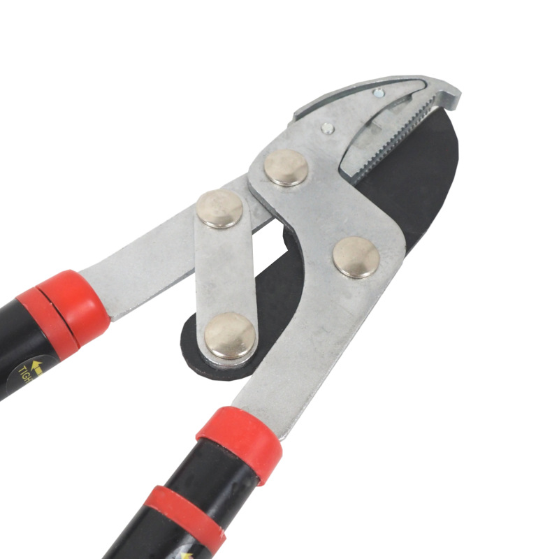 TOPTRADE nožnice záhradnícke, celokovové, teleskopické, rovné, 640/940 mm 5