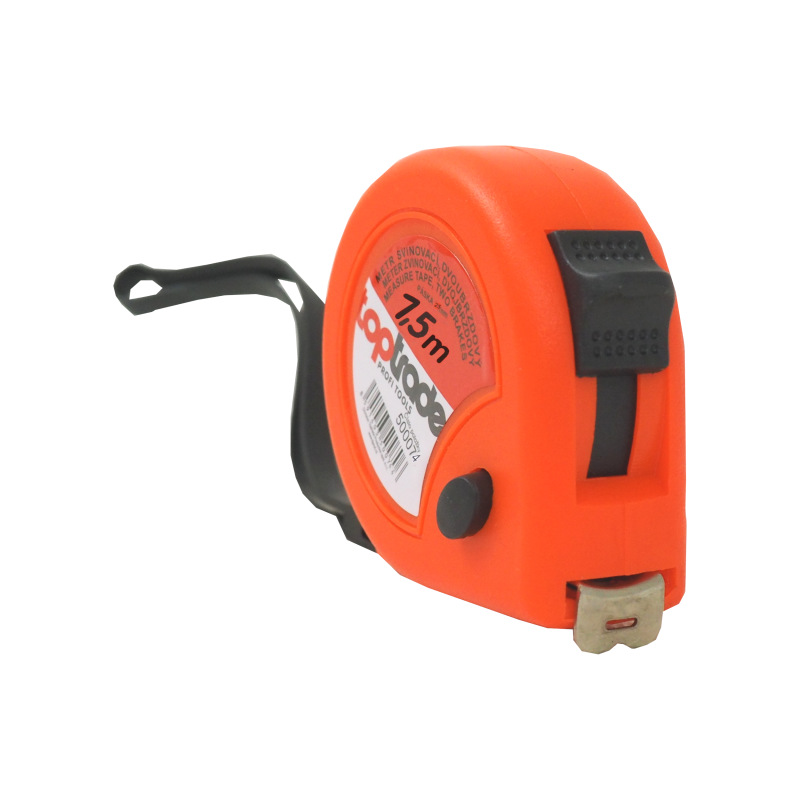 TOPTRADE meter zvinovací, dvojbrzdový, 25 mm x 7,5 m 3