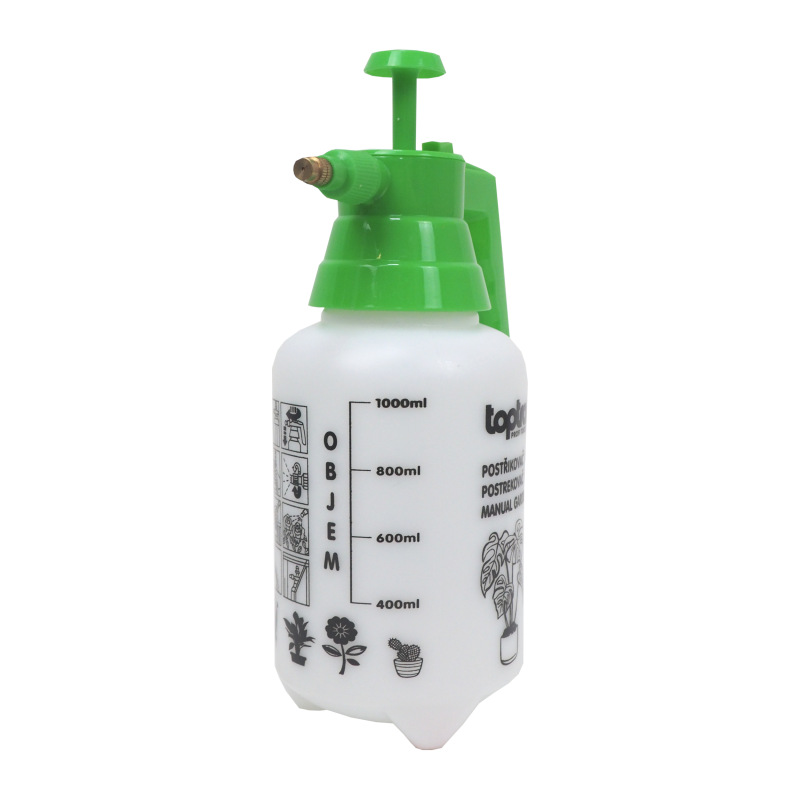 TOPTRADE postrekovač plastový, ručný, tlakový, 1,0 l 1