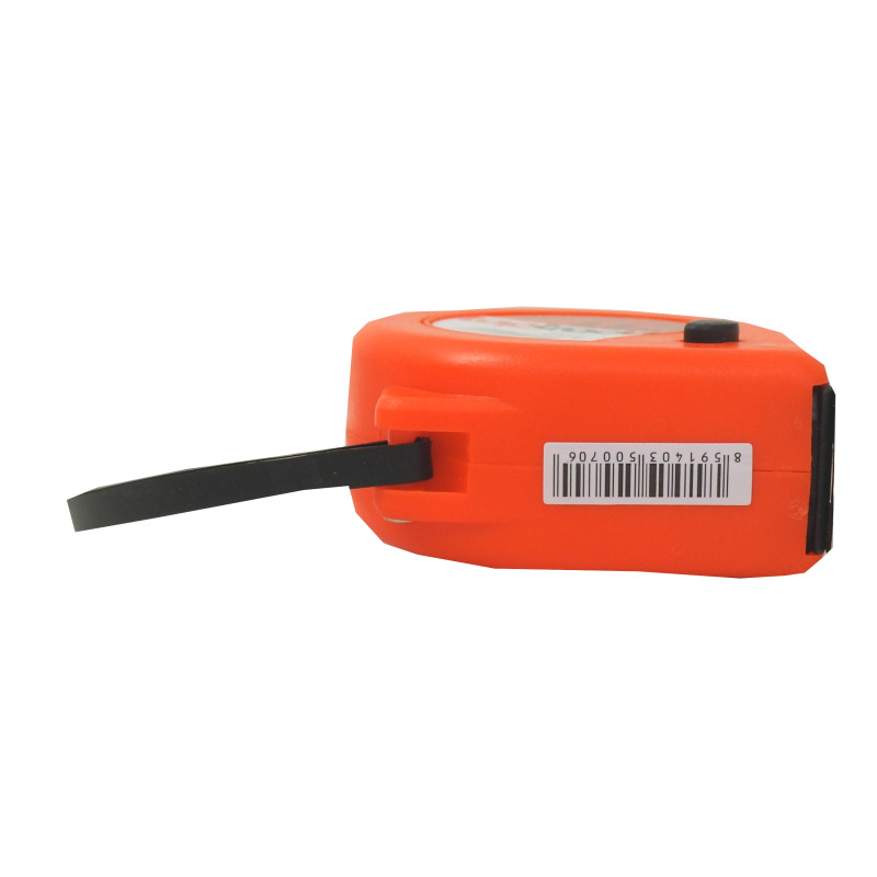 TOPTRADE meter zvinovací, dvojbrzdový, 25 mm x 7,5 m 7