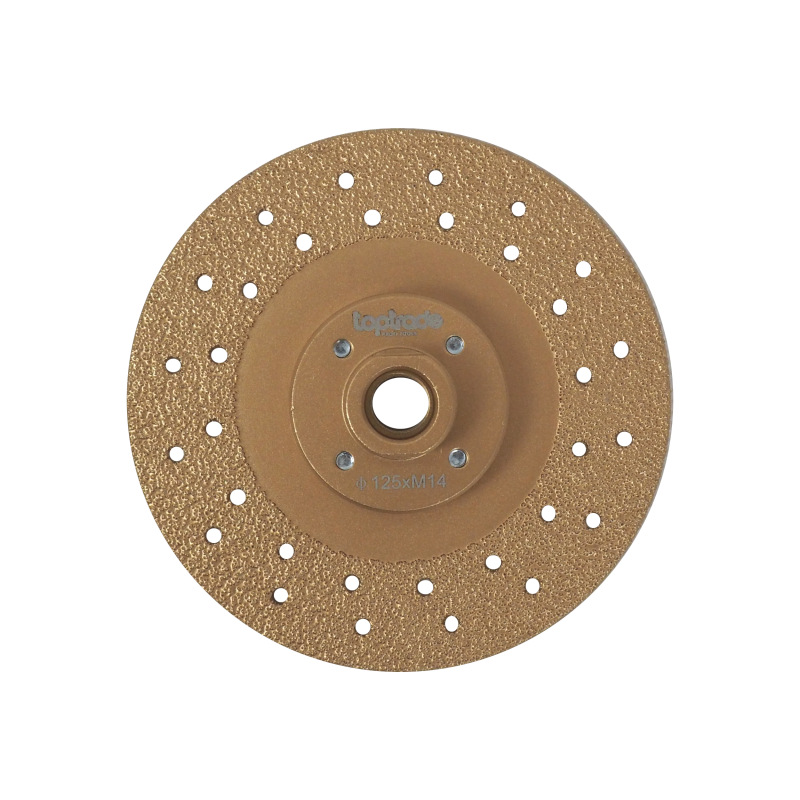 TOPTRADE kotúč diamantový, rezný a brúsny, M14, O 125 mm