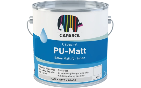 Capacryl PU-Matt Vysoko kvalitný biely polyuretán – akrylový email, odolný poškrabaniu