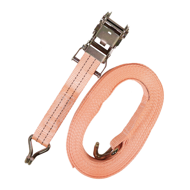 TOPTRADE pás upínaci, s hákmi a račňou, do 2000 kg, 38 mm x 12 m